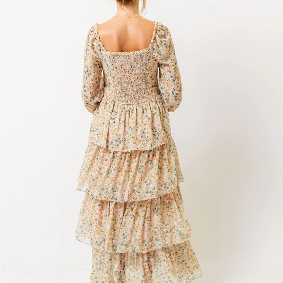 Floral Tiered Maxi Dress, M, NWT - Picture 8 of 15